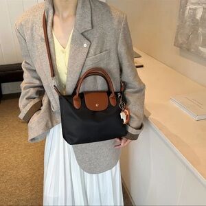 Black and Brown Designer Crossbody Handbag